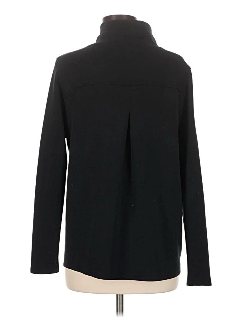 Spanx Air Essentials Got Ya Covered Pullover Sweatshirt Mock Neck Black comfort - Picture 4 of 12